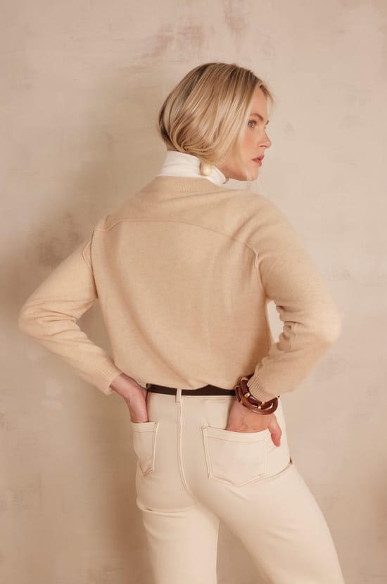 BARY jumper in 100% cashmere;${refinementColor}
