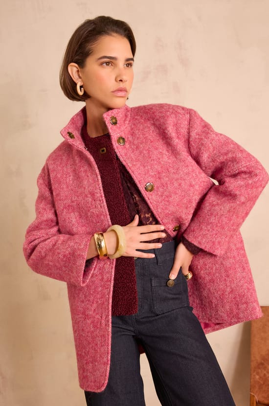 LAMIA wool coat;${refinementColor}