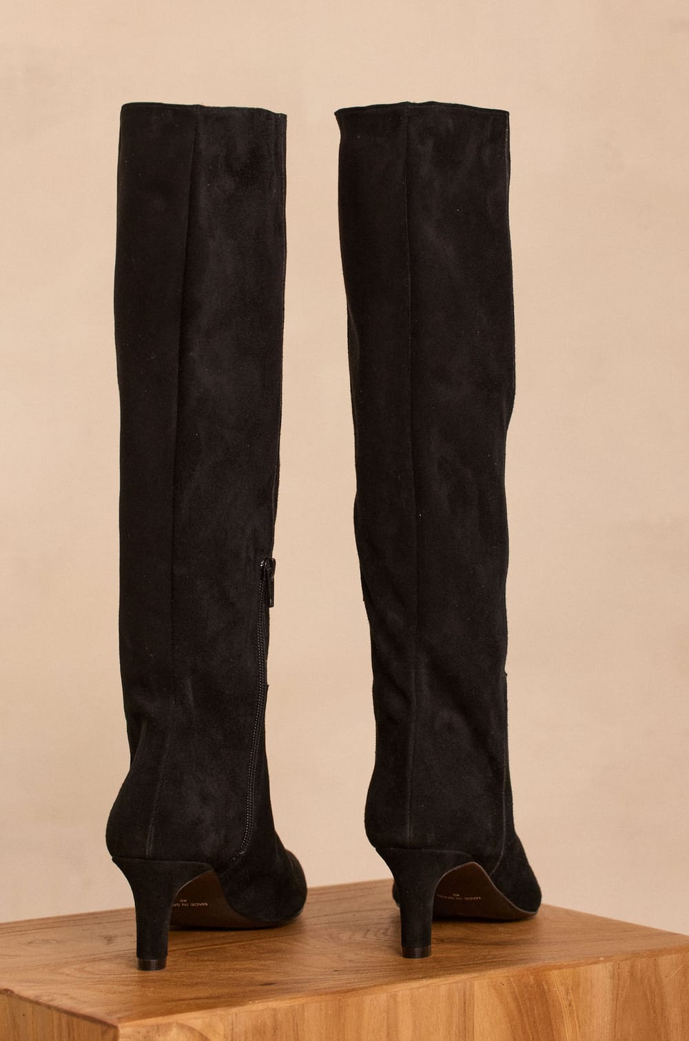 Bottes &agrave; talons en su&egrave;de OXANA ;${refinementColor}