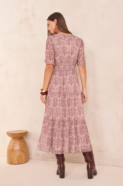 LOUMIA wrap long dress;${refinementColor}