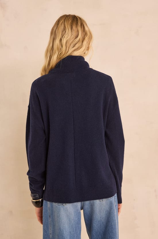 Antonin long sleeve turtleneck wool sweater;${refinementColor}