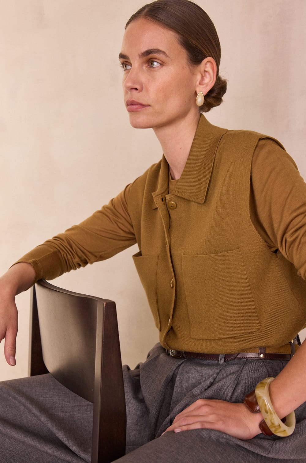 LOUISIANE long-sleeved T-shirt;${refinementColor}