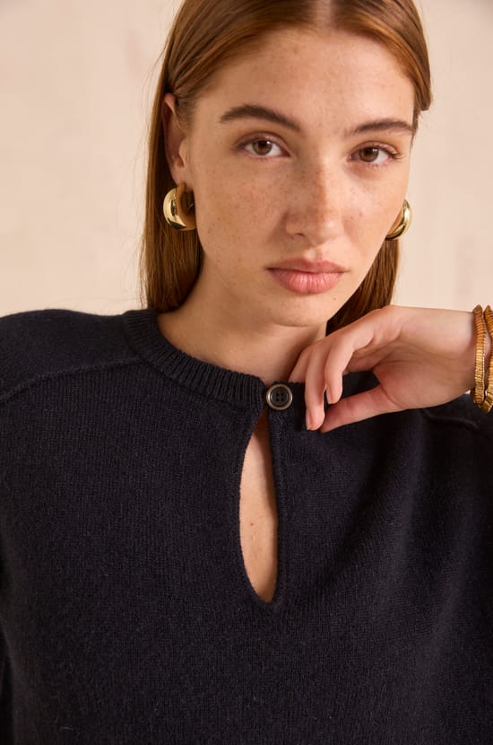 ALIX long-sleeved wool sweater;${refinementColor}