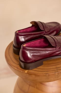 Mocassins en cuir ORNELLA;${refinementColor}