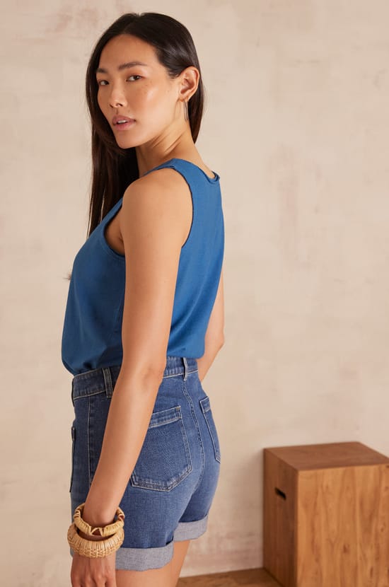 FARAH cotton tanktop;${refinementColor}