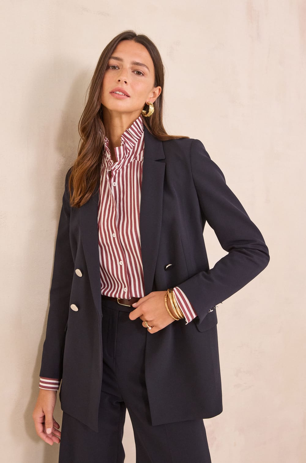 FLORINE tailored jacket;${refinementColor}