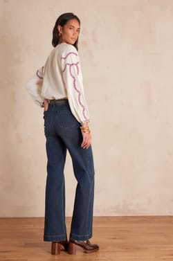 LUNA wide-leg jeans;${refinementColor}