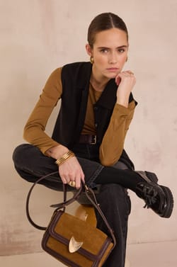 LEONARD MINI leather bag;${refinementColor}