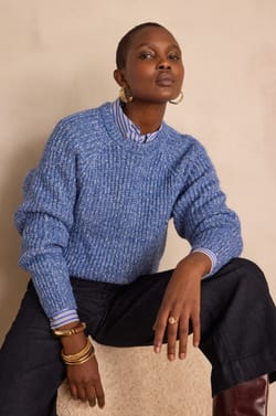 ESMERALDA 100% cotton striped shirt;${refinementColor}