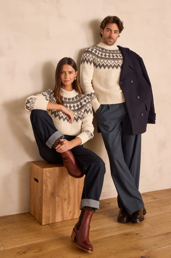 Unisex turtleneck jumper TEMERAIRE in wool;${refinementColor}