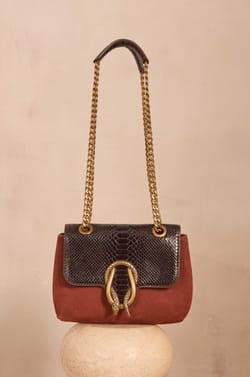 LEON MINI leather bag;${refinementColor}