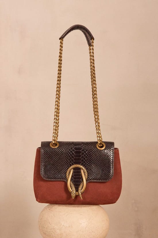 LEON MINI leather bag;${refinementColor}