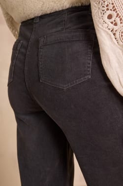 LUNA cotton velvet trousers;${refinementColor}