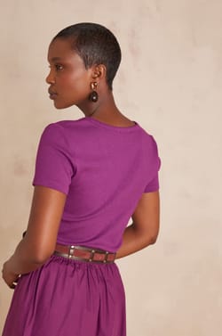 ADAM cotton T-shirt;${refinementColor}