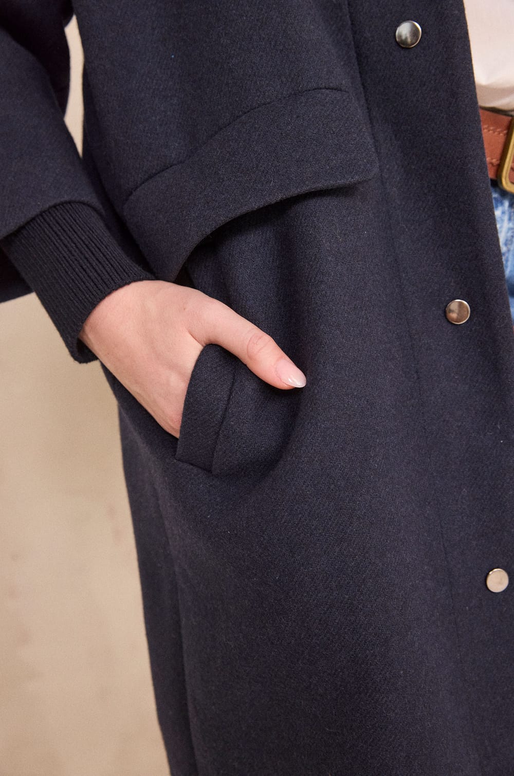 Manteau en laine MAGDA;${refinementColor}