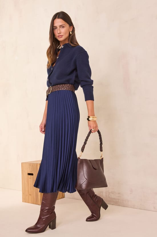 Long sleeve wool cardigan PETER;${refinementColor}