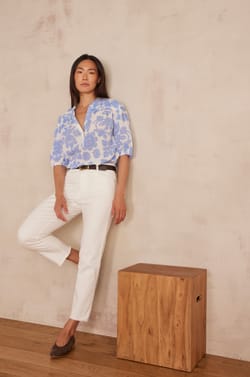 Blouse SUN en coton;${refinementColor}