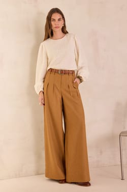DAISY wide-leg trousers;${refinementColor}