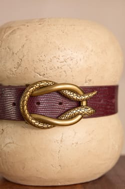 Ceinture LEON en cuir;${refinementColor}
