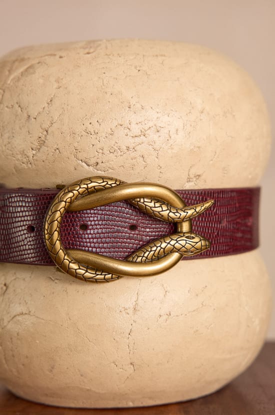 Ceinture LEON en cuir;${refinementColor}