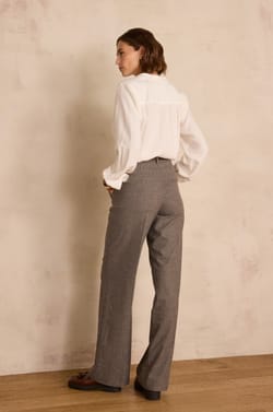 FERGUSON wool striped trousers;${refinementColor}