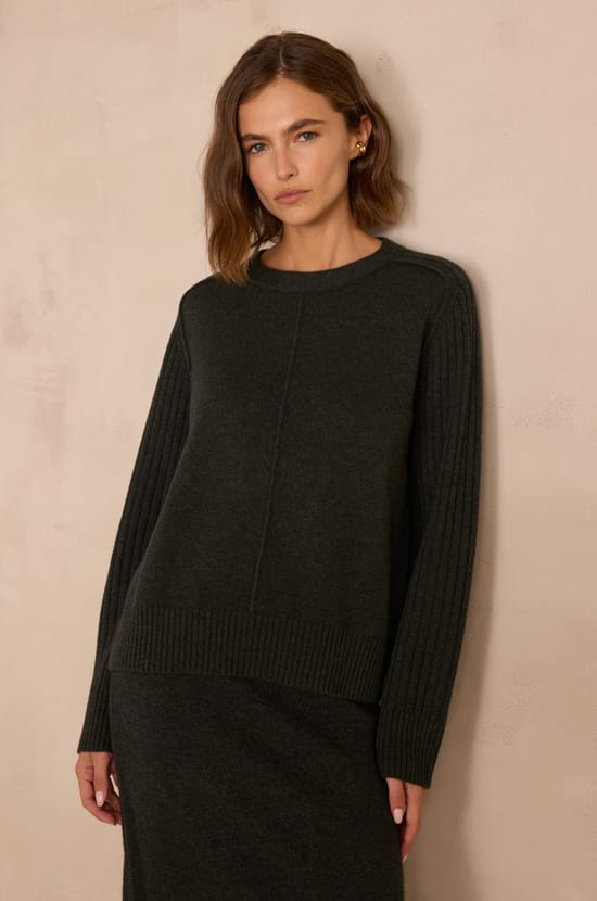 BROOKLYN ribbed wool jumper;${refinementColor}