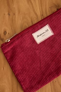 Pochette en velours côtelé GEORGIA;${refinementColor}