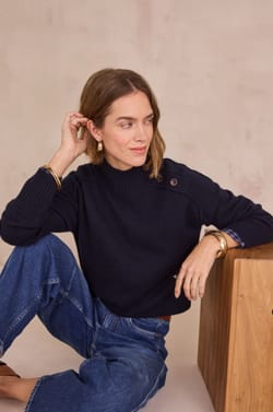 Mohair and wool jumper PAOLO BIS;${refinementColor}