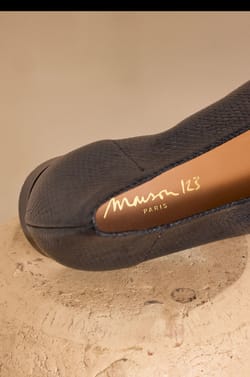 Ballerines plates en cuir MONA;${refinementColor}