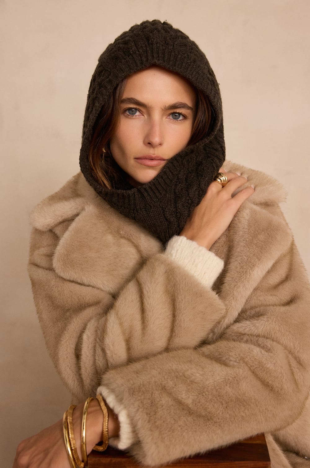 Cagoule en laine HARRY;${refinementColor}