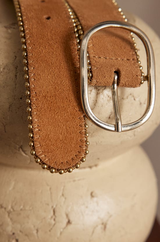 JASMINE leather belt;${refinementColor}