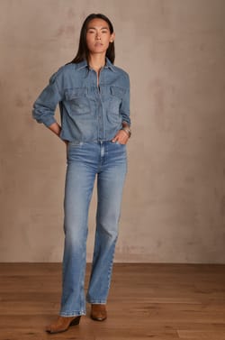 PAMELA flared jeans;${refinementColor}