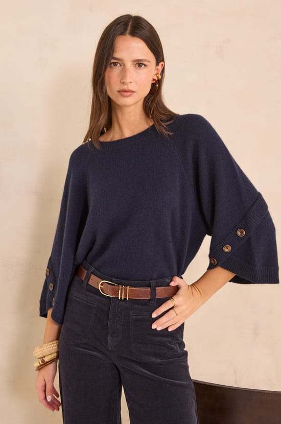 Pull en maille style cape ALYA;${refinementColor}