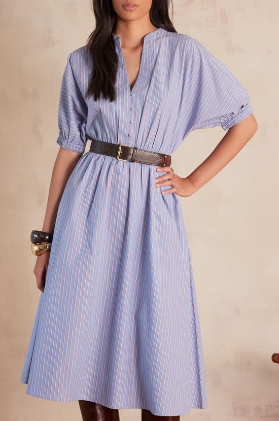 Robe CORDELIA en coton;${refinementColor}