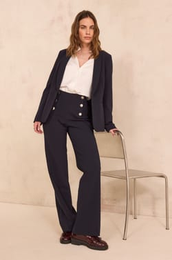 HUBERT sailor-style trousers;${refinementColor}