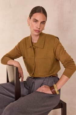 PETRA Sleeveless Cardigan;${refinementColor}