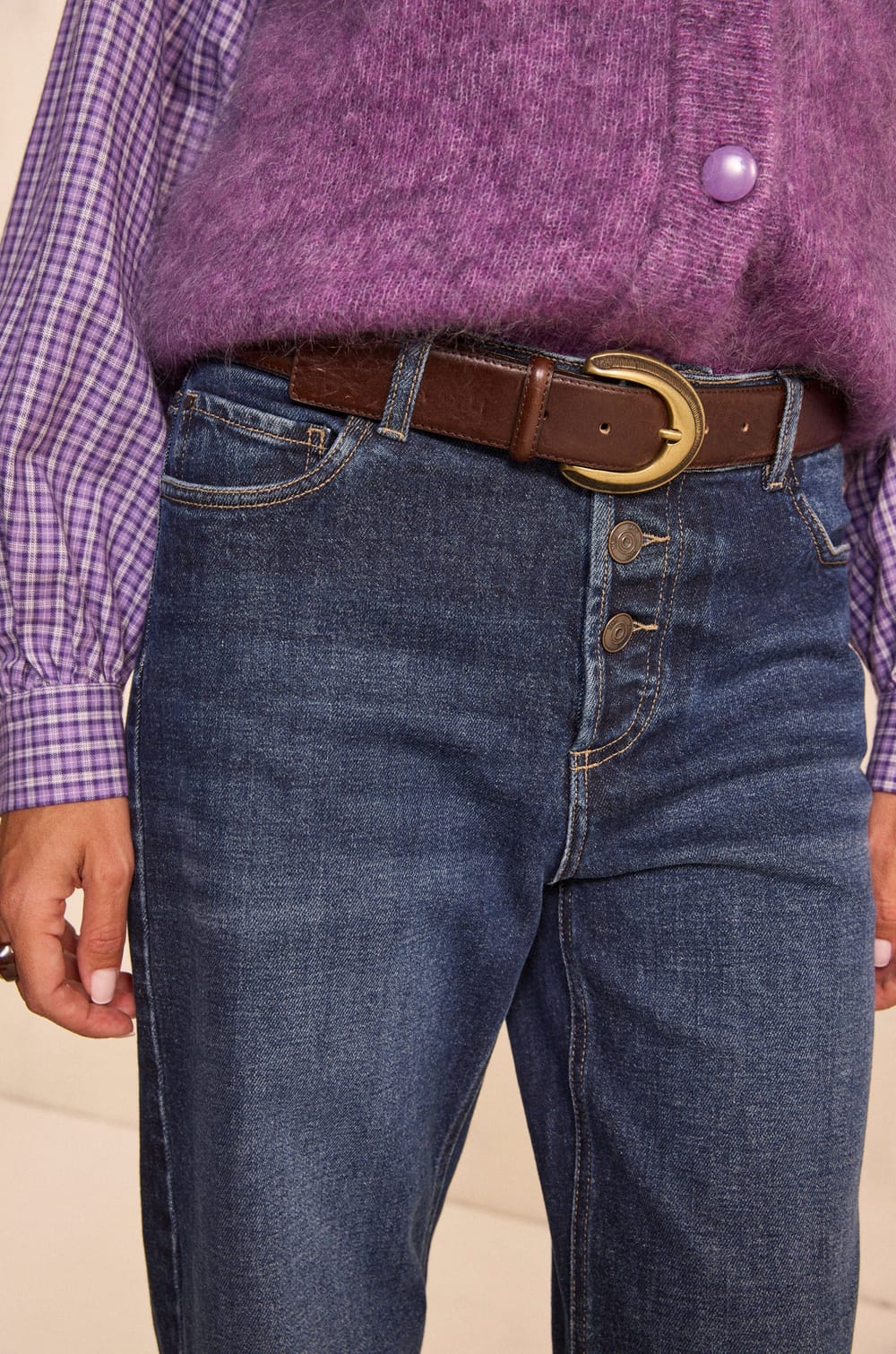 Jean straight 7/8th SASHA;${refinementColor}