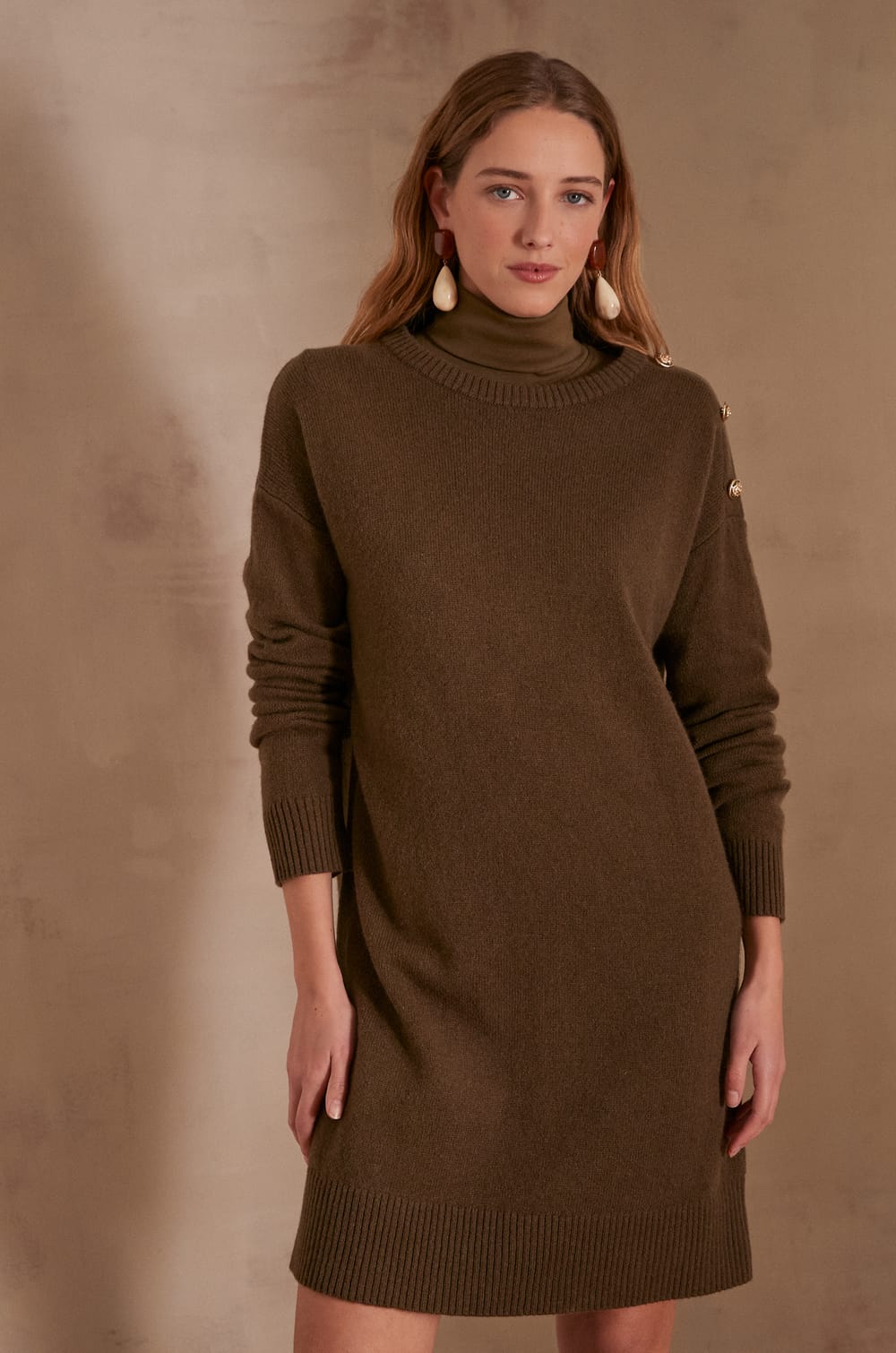 LINA wool dress;${refinementColor}