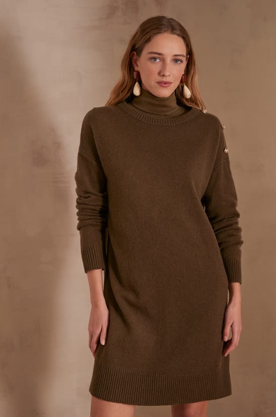 LINA wool dress;${refinementColor}