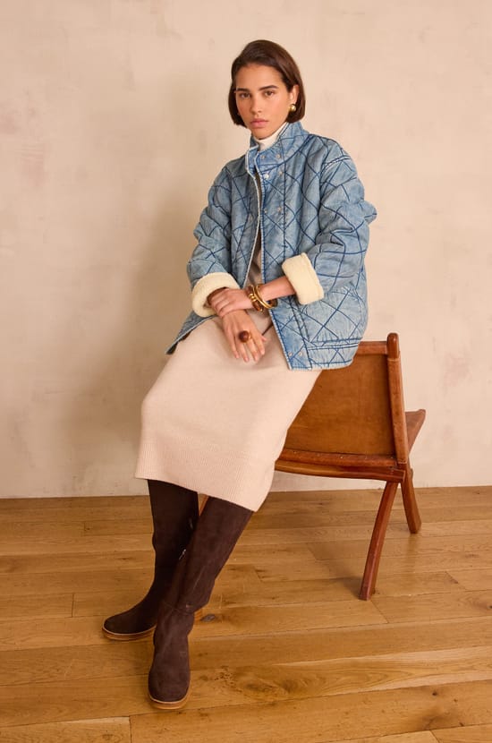ROXANA Wool Dress;${refinementColor}