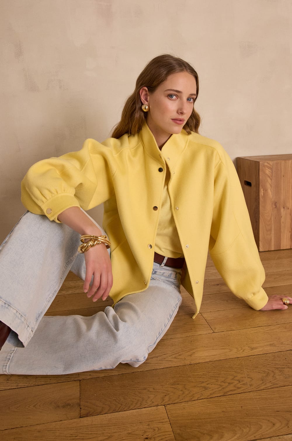 Blouson ARTHUR en laine;${refinementColor}