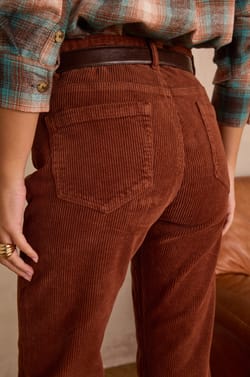Unisex corduroy trousers SAUVAGE;${refinementColor}
