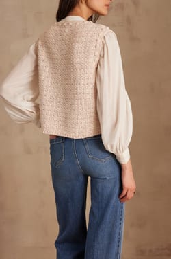 Gilet sans manches STEFFIE en coton;${refinementColor}