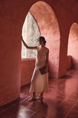 Gesp peerde katoenmix rok ONDINE;${refinementColor}