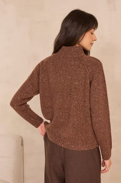 ADAMO mixed wool and cashmere sweater;${refinementColor}
