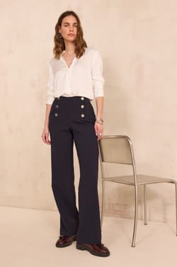 HUBERT sailor-style trousers;${refinementColor}