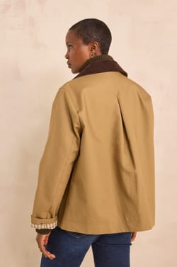Long sleeve cotton parka CASEY;${refinementColor}