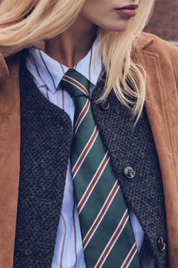 RENEE striped tie;${refinementColor}