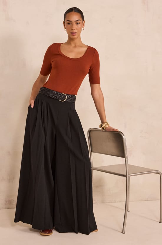 LANA short-sleeve T-shirt;${refinementColor}