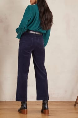 Pantalon SELYNA en velours;${refinementColor}
